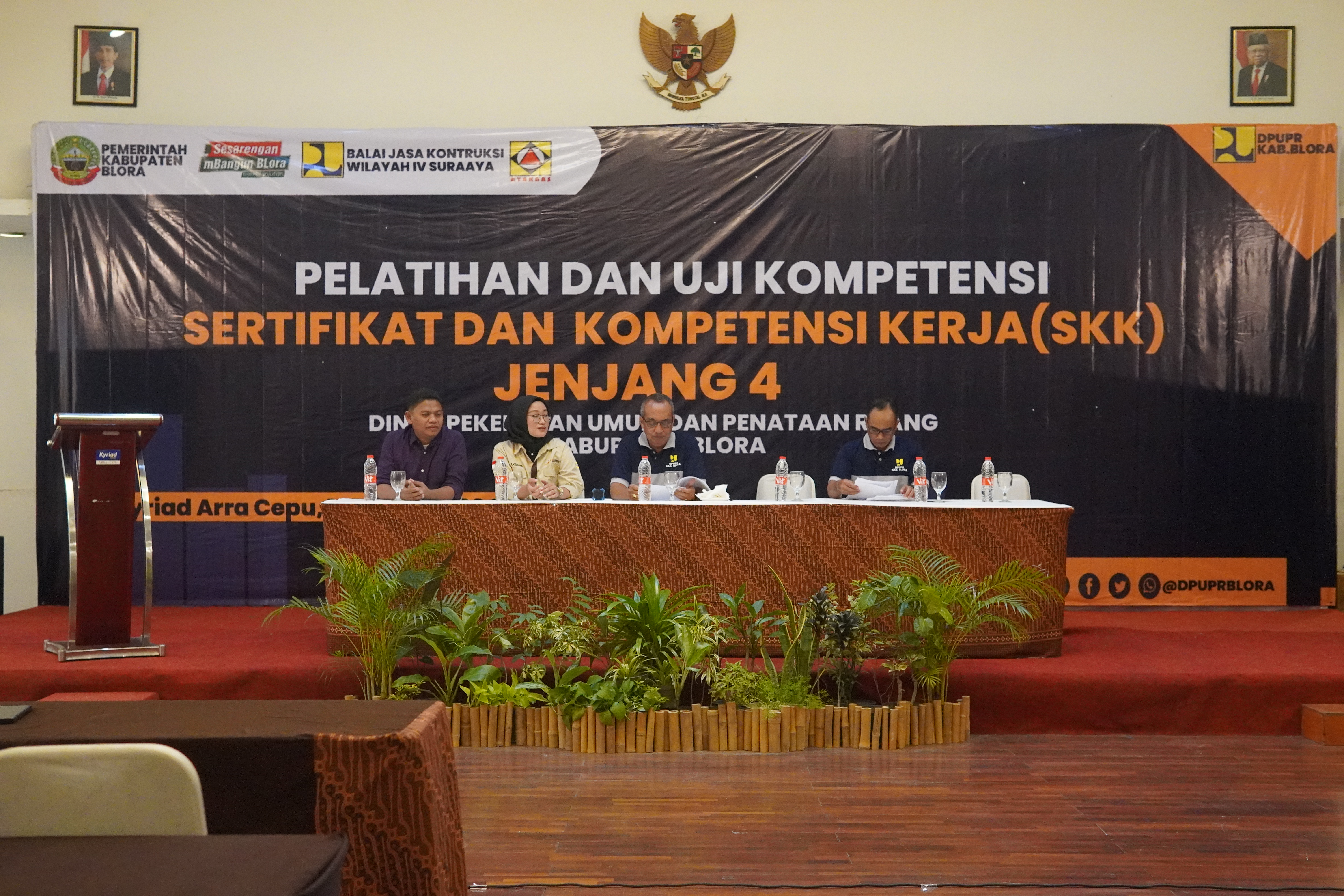 Pelatihan dan Uji Kompetensi SKK Jenjang 4 bagi Tenaga Kerja Konstruksi di Kabupaten Blora